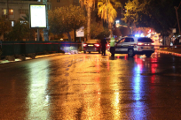  بالصور: انزلاق عدد من المركبات في مدينة يافا نتيجة هطول الأمطار 